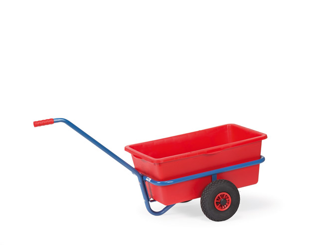 4101 Leichter Handwagen 700x400 mm, 200 kg Tragkraft, mit Kunststoffmulde