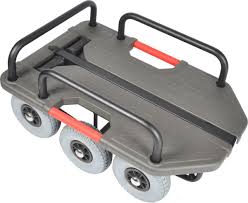 Bau-Gelände-Handwagen SUPERHOUND, 985x640 mm Ladefläche mit Gepäckträgern, 250 kg Tragkraft 6 pannensichere Räder Bau-Gelände-Handwagen SUPERHOUND, 985x640 mm Ladefläche mit Gepäckträgern, 250 kg Tragkraft 6 pannensichere Räder