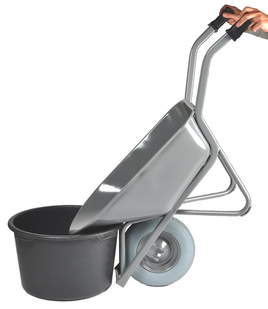 Schubkarre-Bauschubkarre_-_EASY_RIDER_85_Liter_pannensichere_Reifen_13727 Schubkarre-Bauschubkarre - EASY RIDER, 80 Liter 200 kg Tragkraft, pannensichere Reifen