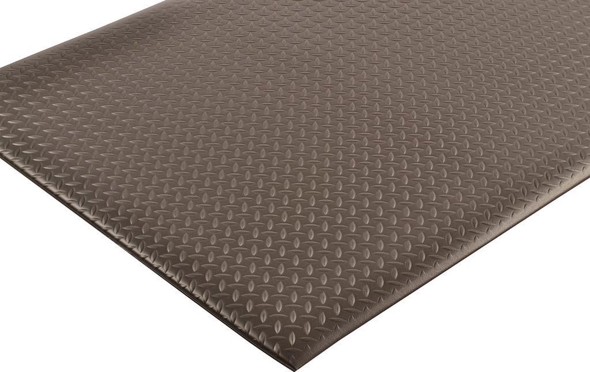 Diamond -Tred, Anti-Fatigue 910 x 1500 mm , Tränenblechoptik, Anti-Ermüdungsmatte, black