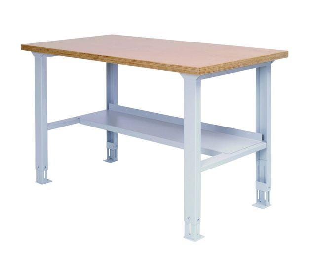 Arbeitstisch_-_Packtisch_33011000-01B Arbeitstisch - Packtisch, 1500x750x859-1059 mm, höhenverstellbar, 200 kg Tragkraft