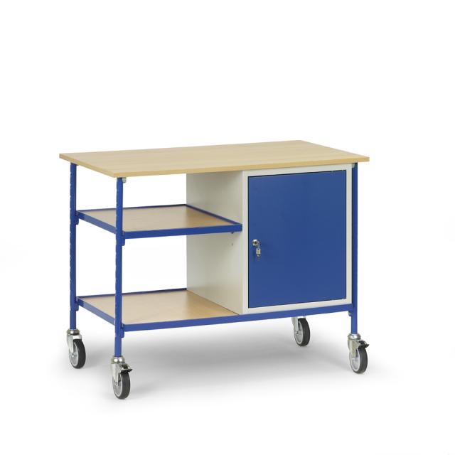Rolltische_mit_Arbeitsplatten_150_kg_Tragkraft_1120x650_mm_5864 Rolltisch mit Arbeitsplatten 150 kg Tragkraft, 1120x650 mm