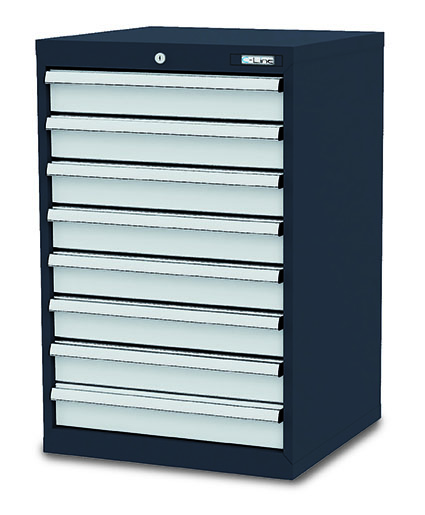 CL6H090800_Simplaflex Schubladenschrank 600x575x920 mm, 8 Schubladen, anthrazit