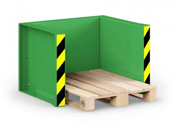 Paletten Stapel Station RPS für 10 EURO-Paletten gelbgrün RAL 6018 Paletten Stapel Station RPS für 10 EURO-Paletten gelbgrün RAL 6018
