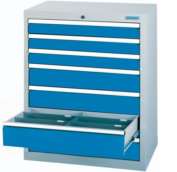 Schubladenschrank_980x1019_mm_7_Schubladen_90_340A Schubladenschrank 980x500x1019 mm, 7 Schubladen