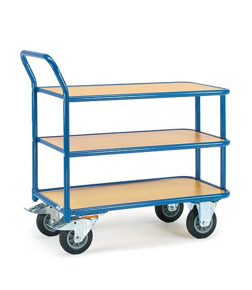 Tischwagen_400_kg_Tragkraft_2612 Tisch- und Magazinwagen 400 kg Tragkraft, 1000 x 700 mm