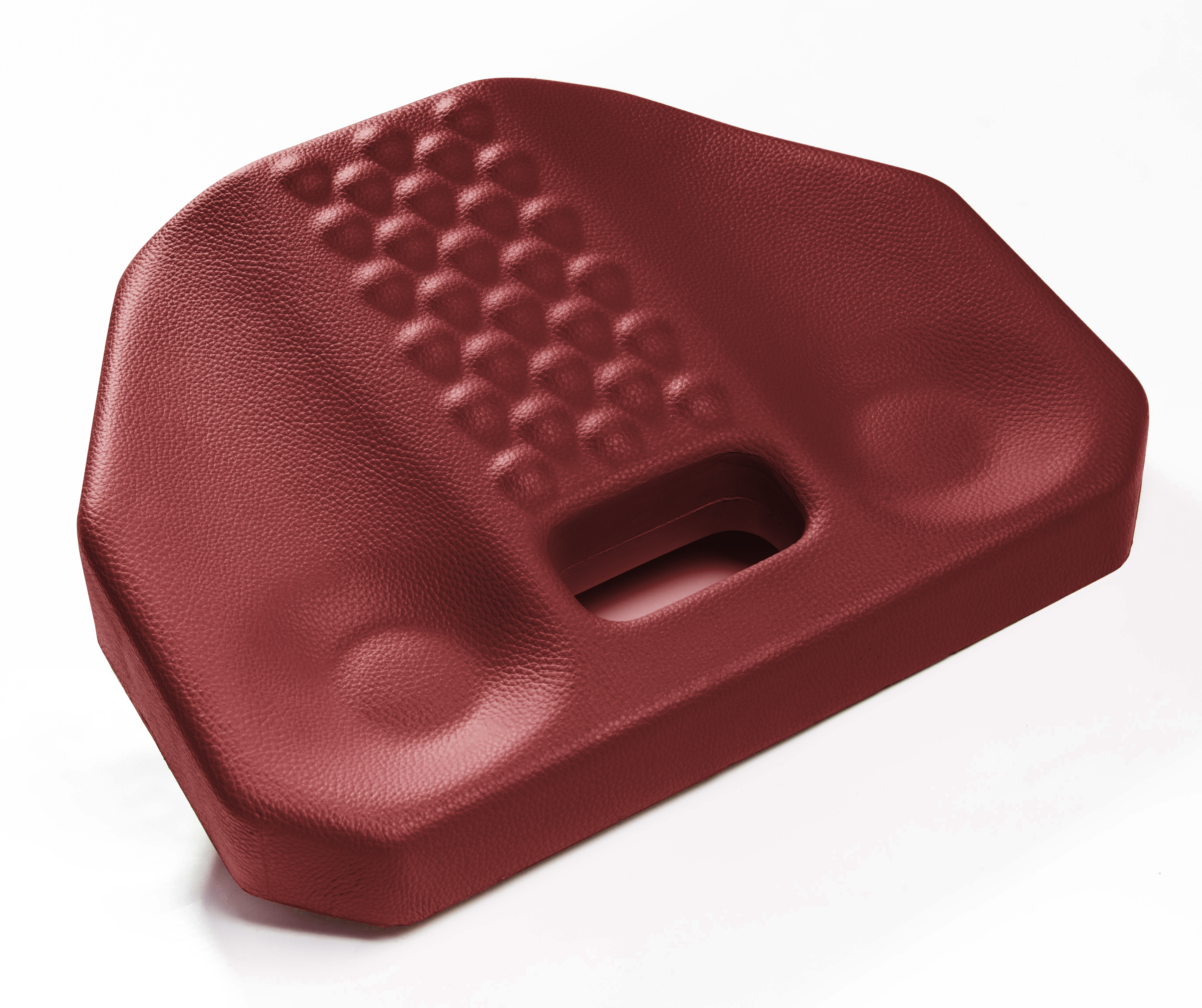 2 Stück Knieschutzkissen PROFI - purpurrot im Set als Knieschoner und Knieunterlage bei Bodenarbeiten Farbe RAL 3004