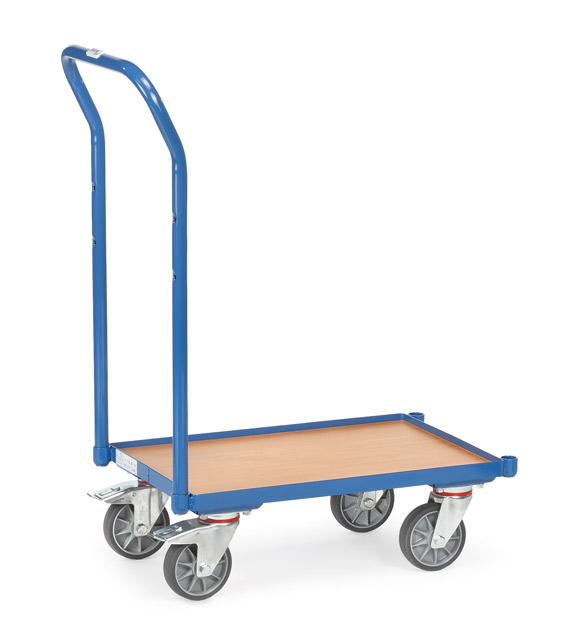 Eurokastenroller 250 kg Tragkraft, 605x405 mm, mit Bodenplatte