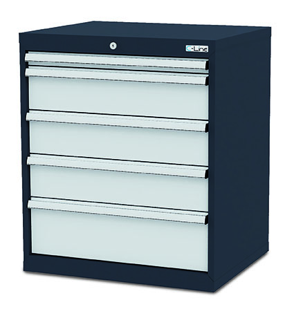 CL7H081031_Simplaflex Schubladenschrank 900x575x820 mm, 5 Schubladen, anthrazit