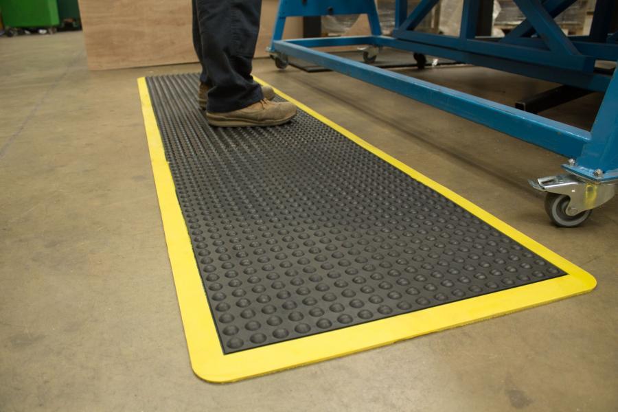 Bubblemat_Arbeitsplatzmatte_600_x_900_mm_Signalrand_CBF010701 Bubblemat Arbeitsplatzmatte, 600 x 900 mm, Signalrand