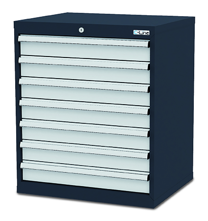 CL7H080700_Simplaflex Schubladenschrank 700x575x820 mm, 7 Schubladen, anthrazit