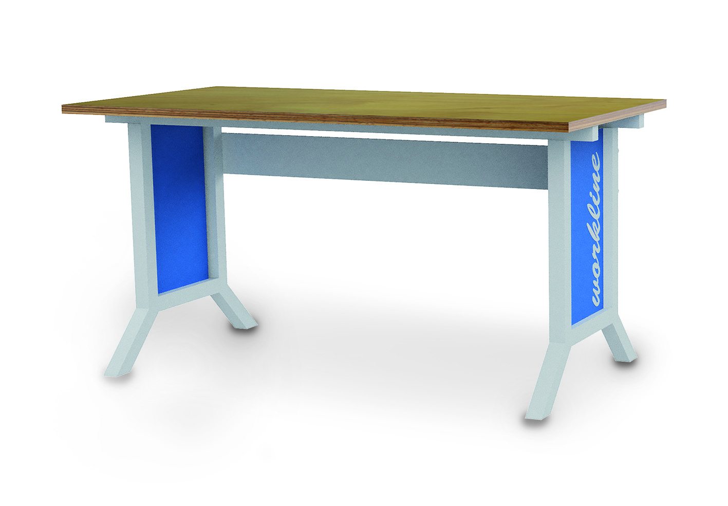 07_75_15A_B-H Arbeitstisch 1500x750 mm, höhenverstellbar 735-1100 mm, 200 Tragkraft, Klemmfeststellung