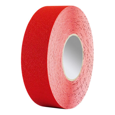 Stapler-Bodenmarkierungsband 75 mm Breite, rot, extra stark, Bandlänge 25 m