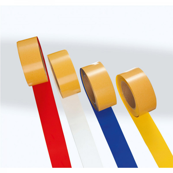 Bodenmarkierband Breite 75 mm Bandlänge 25 m selbstklebend in 4 Farben lieferbar