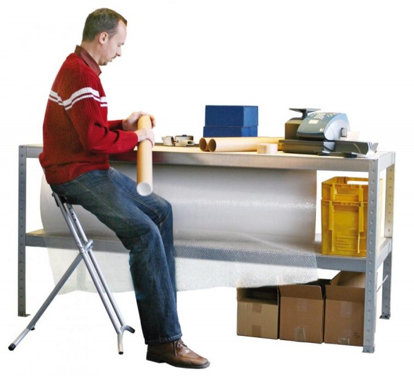 Arbeitstisch + Packtisch, verzinkt 400 kg Tragkraft, in 2 Größen