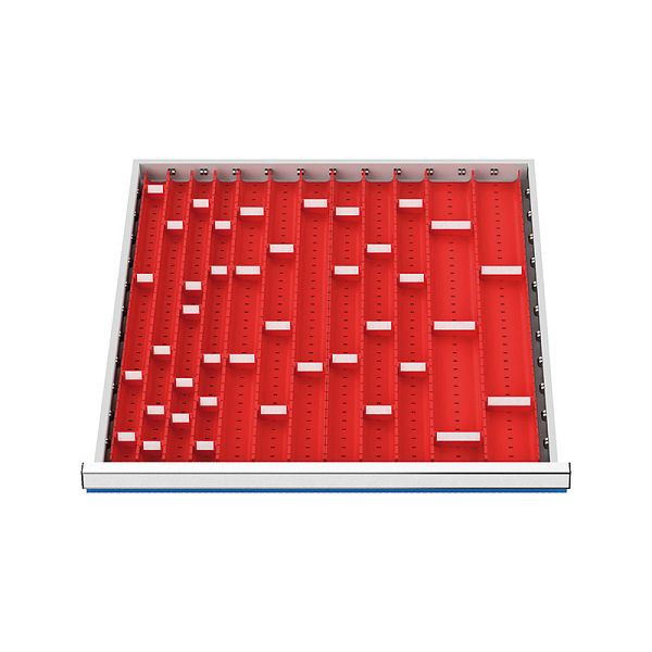 Muldenplatten Nutzmaß 900x600 mm für Schubladen BxT 1005 x 736 mm, Front-Höhe 50-75 mm